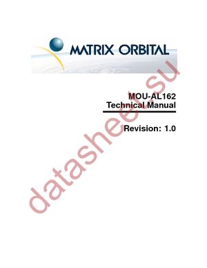 MOU-AL162A-XR3SE datasheet  